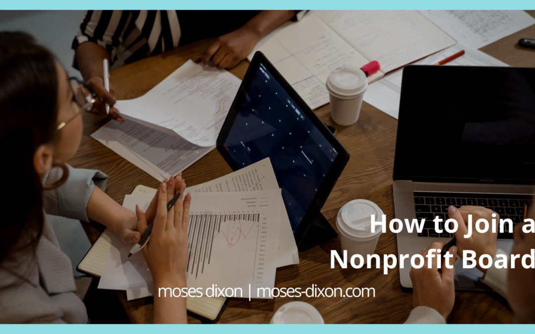 How to Join a Nonprofit Board